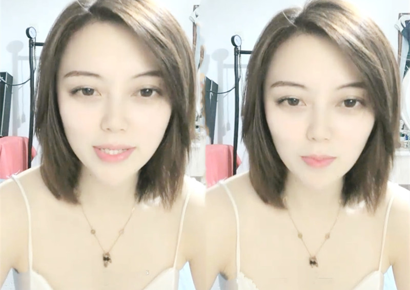 颜值不错短发妹子刮毛自慰,全裸大黑牛震动翘起屁股自